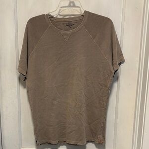 AG Adriano Goldschmied Men's Tan Brown 100% Magic Cotton T-Shirt Medium NWOT